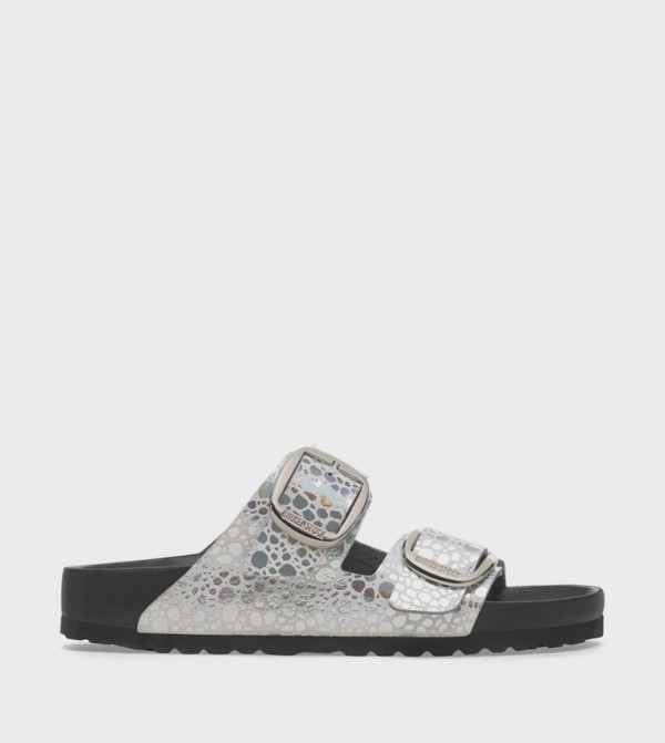 Birkenstock Birkenstock - Silver Flat Sandals