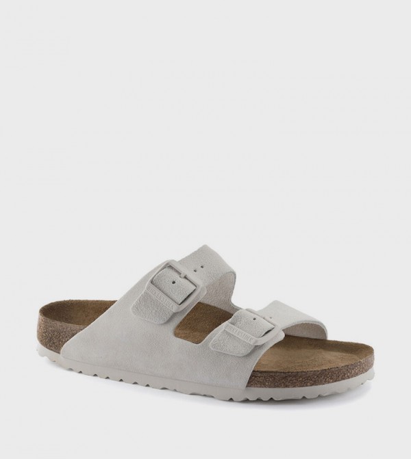 Birkenstock Birkenstock - White Flat Sandals