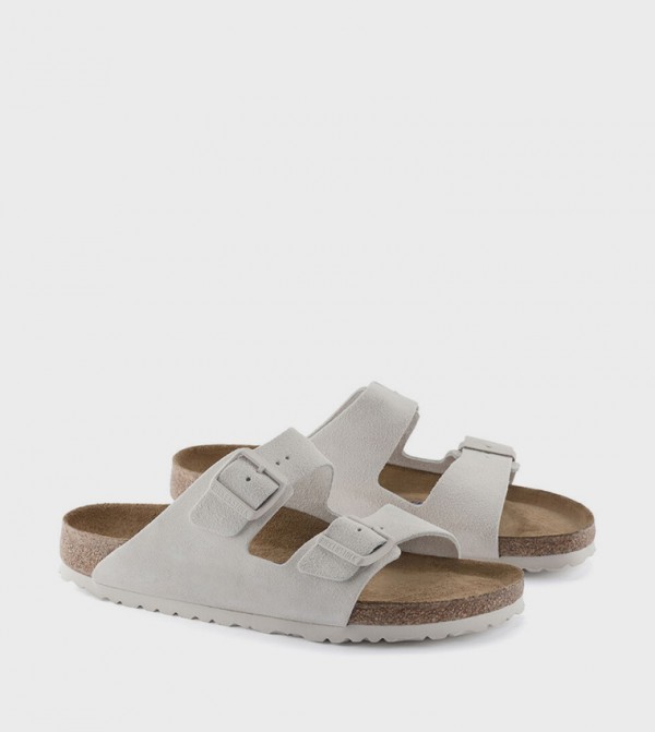 Birkenstock Birkenstock - White Flat Sandals