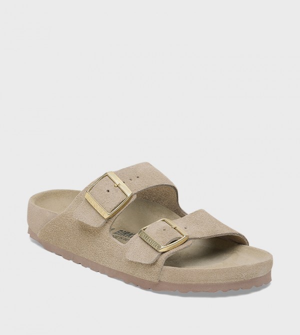 Birkenstock  Shoes - Beige Flat Sandals