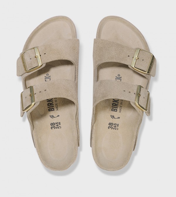 Birkenstock  Shoes - Beige Flat Sandals