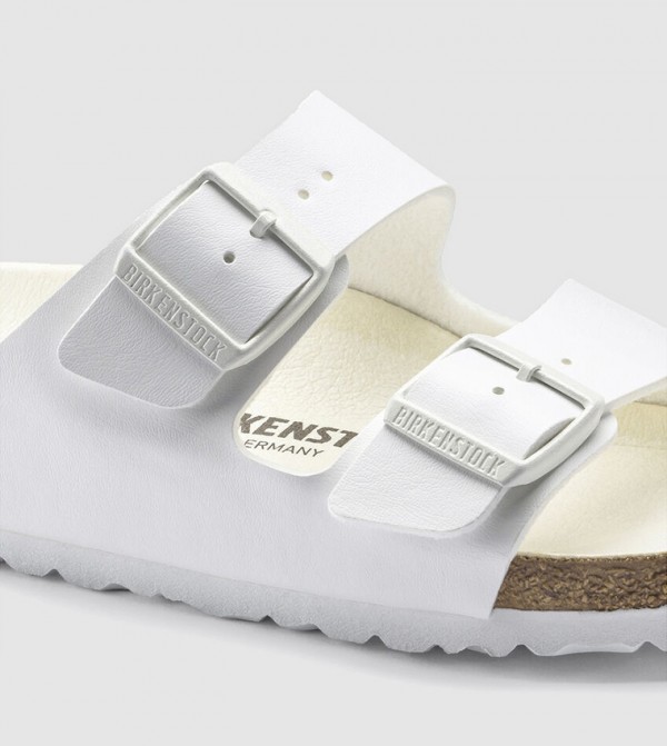 Birkenstock  Casual Sandals - White Slides