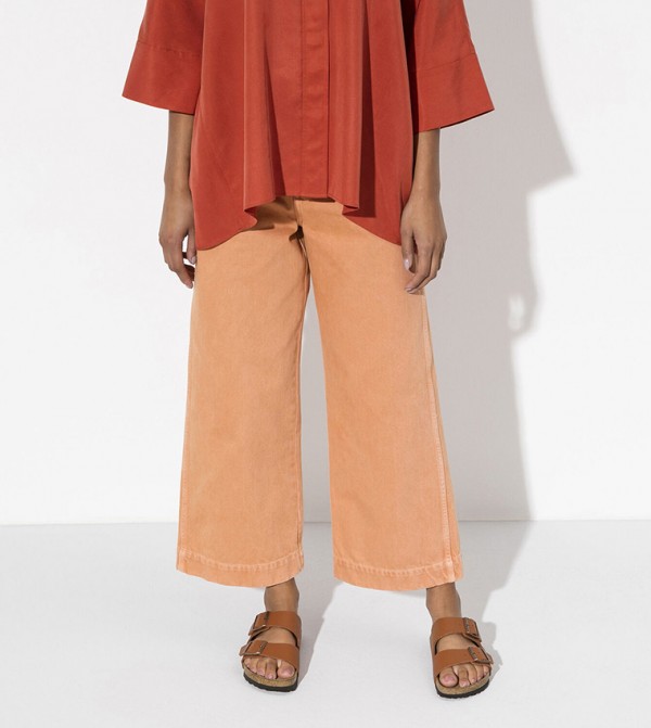 Birkenstock  Sandals - Orange Slides