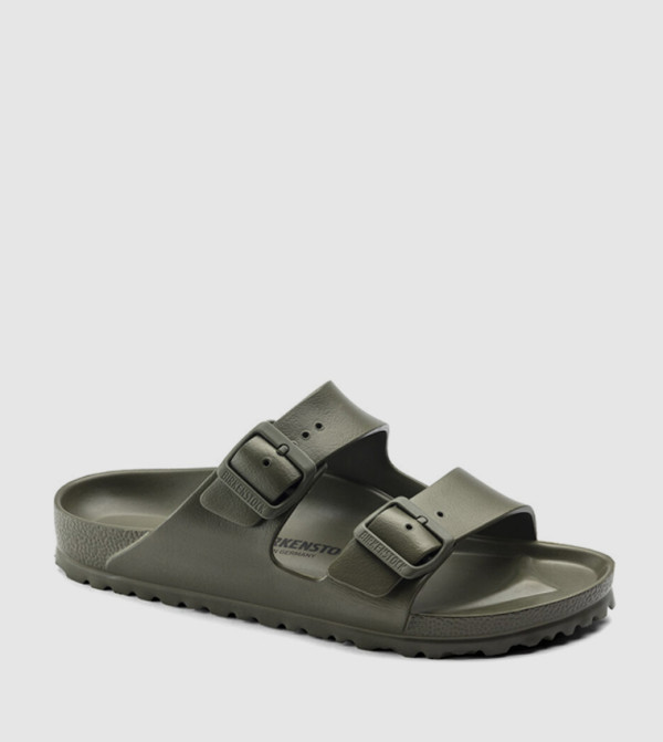 Birkenstock Birkenstock - Khaki Flat Sandals