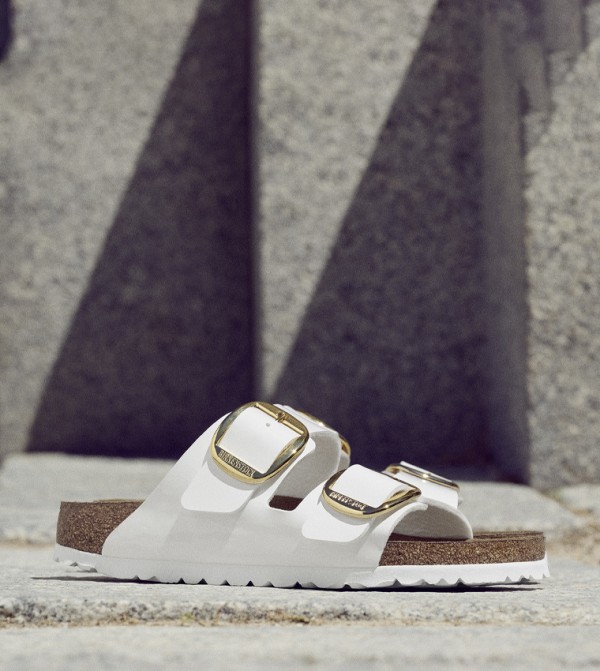 Birkenstock Birkenstock - White Flat Sandals