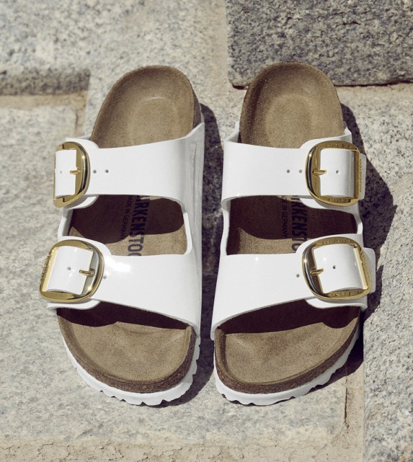 Birkenstock Birkenstock - White Flat Sandals