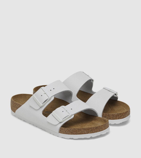 Birkenstock  Sandals - White Flat Sandals