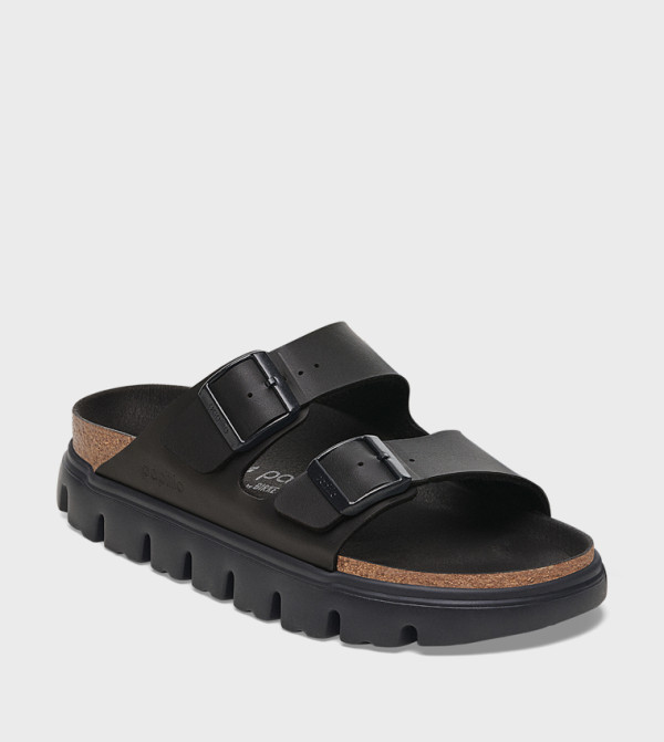 بيركنستوك بيركنستوك - أسود الصنادل المسطحة