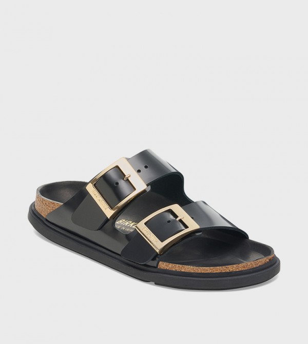 Birkenstock  Shoes - Black Flat Sandals