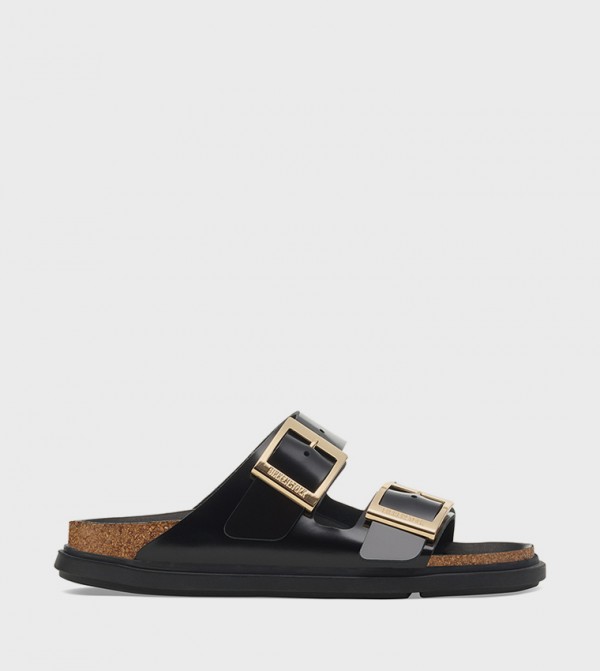 Birkenstock  Shoes - Black Flat Sandals
