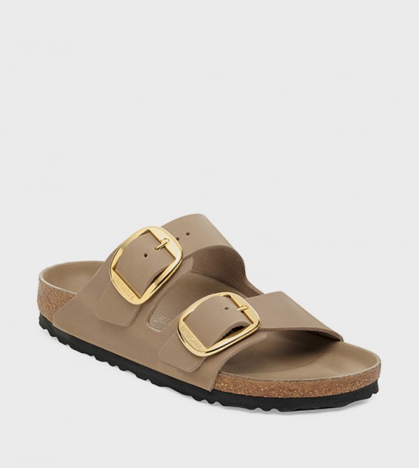بيركنستوك  - بني  Flat Sandals
