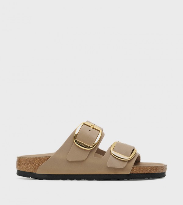 بيركنستوك  - بني  Flat Sandals