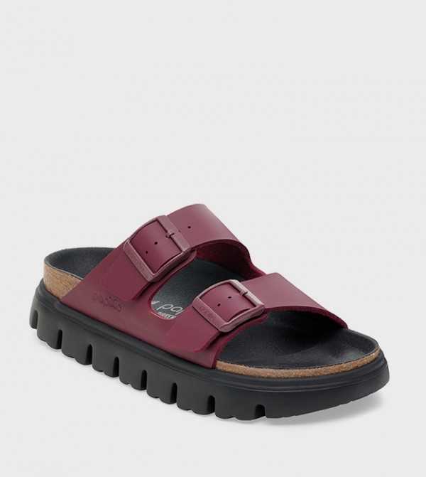 Birkenstock  Shoes - Burgundy Platforms
