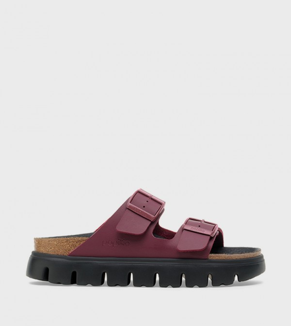 Birkenstock  Shoes - Burgundy Platforms