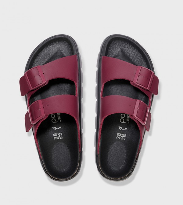 Birkenstock  Shoes - Burgundy Platforms