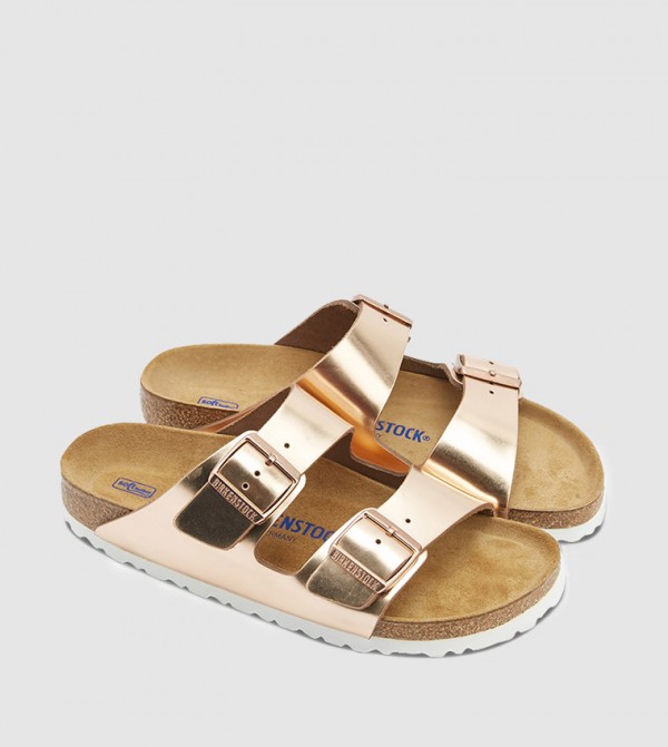 Birkenstock tabby days - Gold Flats