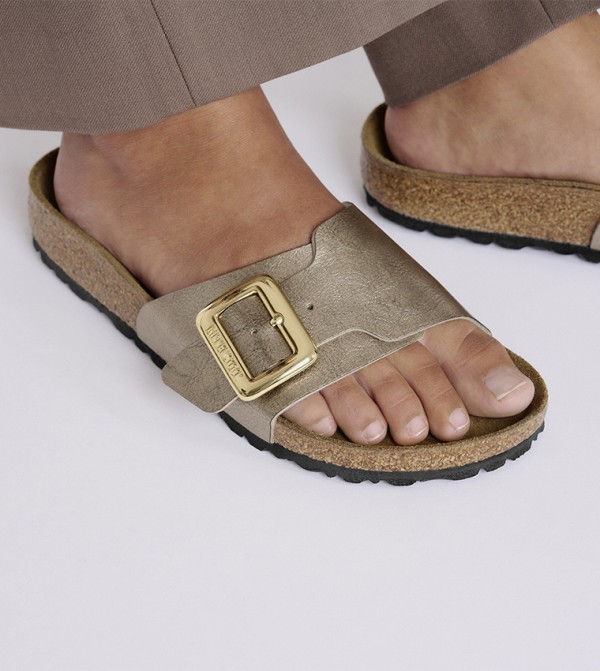 بيركنستوك بيركنستوك - بيج Flat Sandals