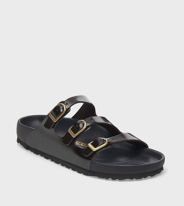 Birkenstock  Shoes - Black Flat Sandals