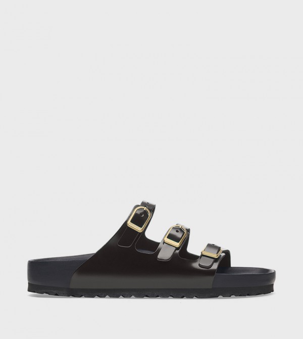 Birkenstock  Shoes - Black Flat Sandals