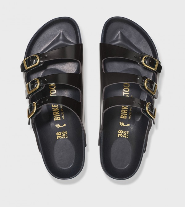 Birkenstock  Shoes - Black Flat Sandals