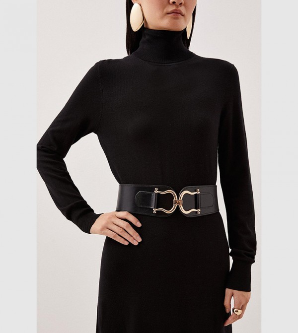 Karen Millen  Belts - Black Non Leather Belts