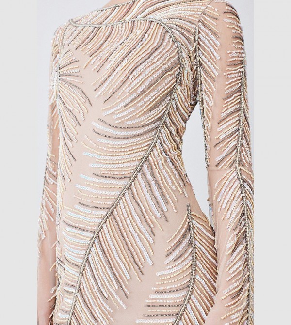 Karen Millen  Party Dresses - NUDE PINK Casual Dresses