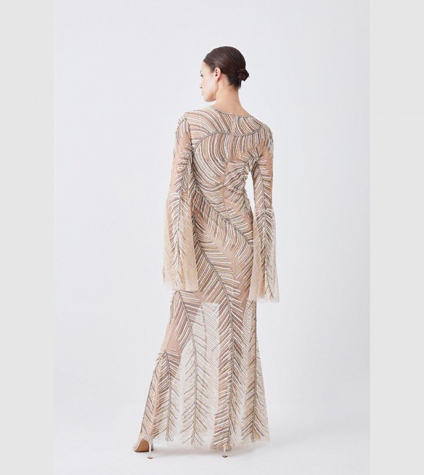 Karen Millen  Party Dresses - NUDE PINK Casual Dresses