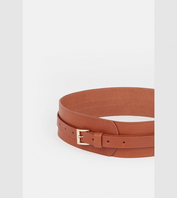 كارن ميلين  أحزمة - بني  Leather Belts