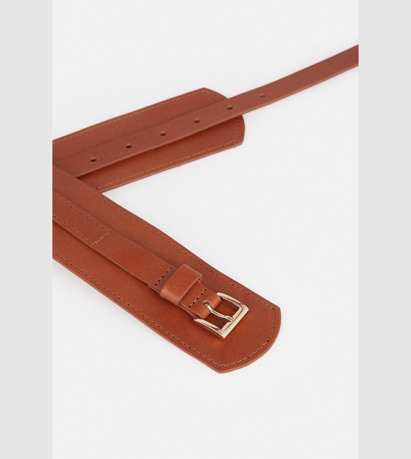 كارن ميلين  أحزمة - بني  Leather Belts
