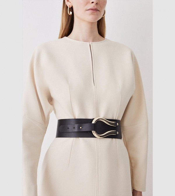 Karen Millen  Belts - Black Leather Belts