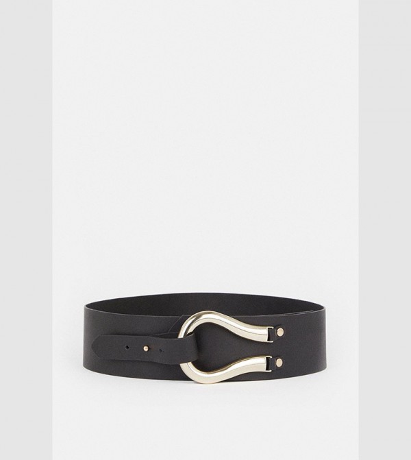 Karen Millen  Belts - Black Leather Belts