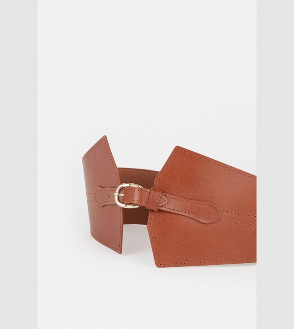 Karen Millen  Belts - Brown Leather Belts