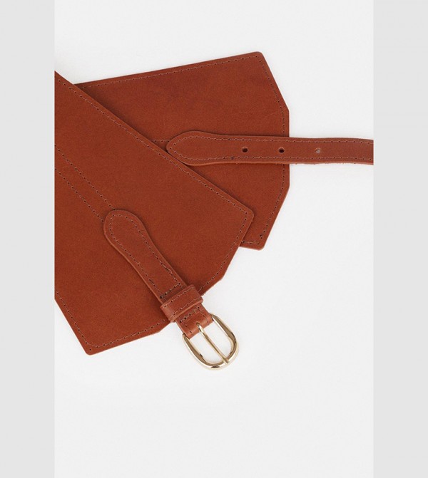 Karen Millen  Belts - Brown Leather Belts