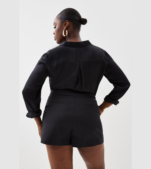 Karen Millen Plus Size - Black Shorts