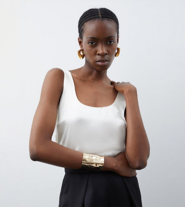 Karen Millen  Clothing - Ivory Tops & Blouses