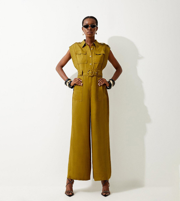 Karen Millen  - Khaki Jumpsuits