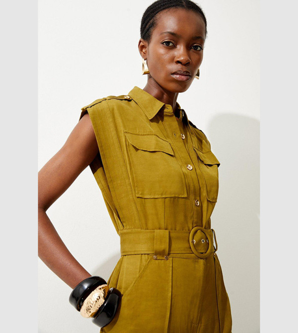 Karen Millen  - Khaki Jumpsuits
