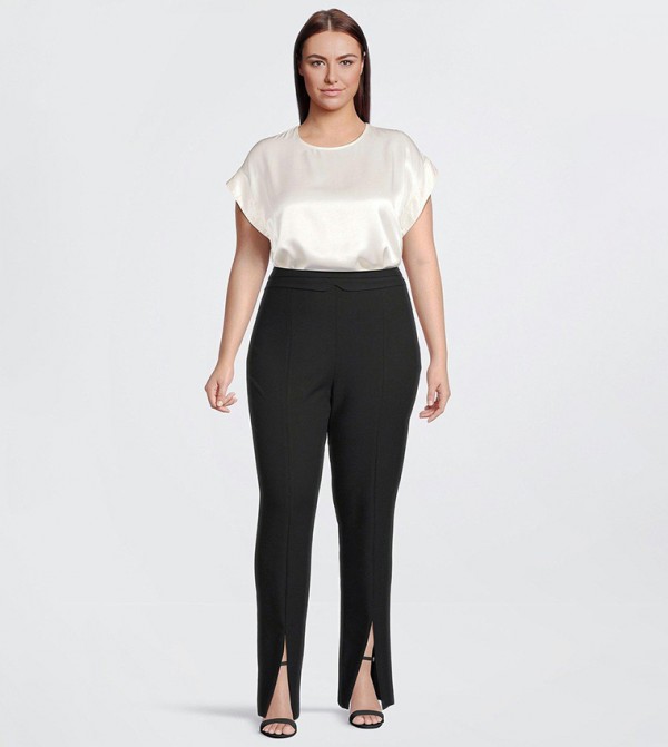 Karen Millen  Plus Size - Black Pants & Leggings