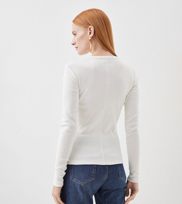 Karen Millen  - Ivory Tops & Blouses