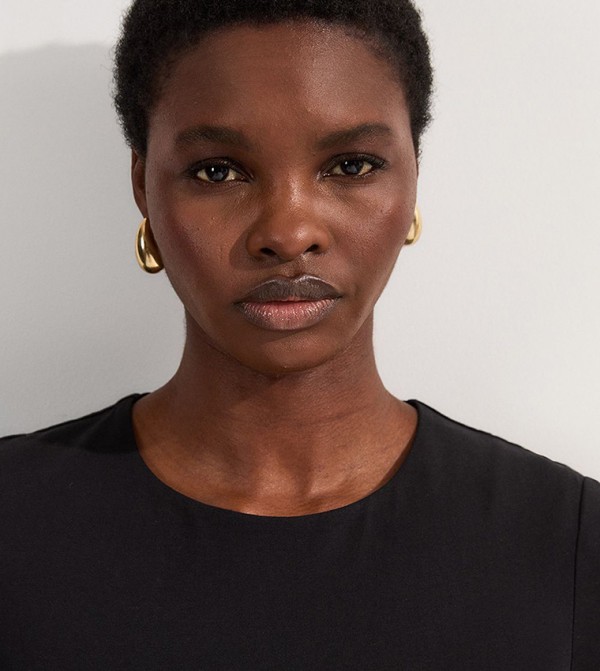 Karen Millen  T-Shirts - Black Casual T-Shirts