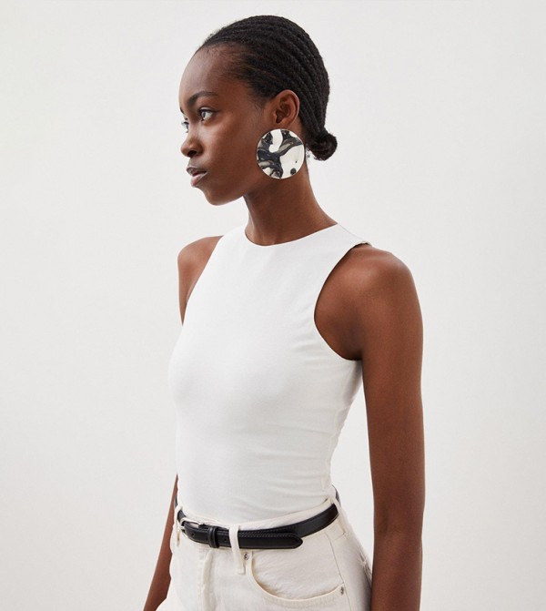 Karen Millen  - White Tank Tops