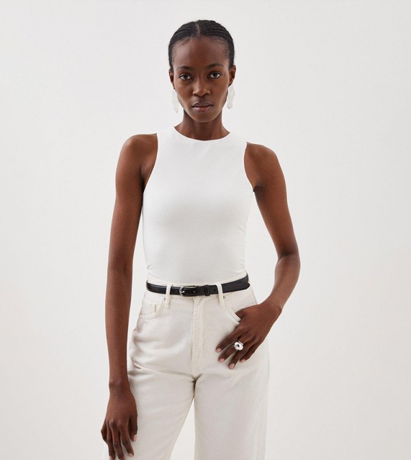 Karen Millen  - White Tank Tops