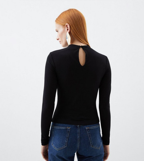 Karen Millen  Casual Tops - Black Tops & Blouses