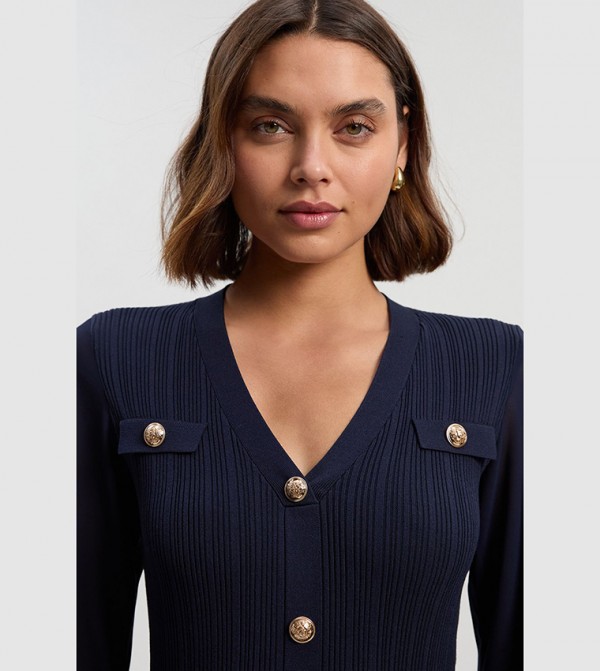 كارن ميلين  فساتين ميدي  - كحلي Midi Dresses