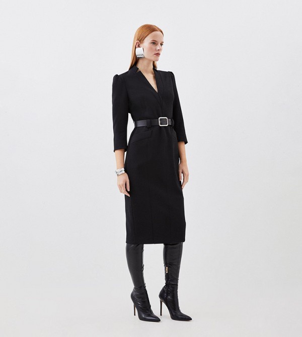 Karen Millen  Dresses - Black Casual Dresses