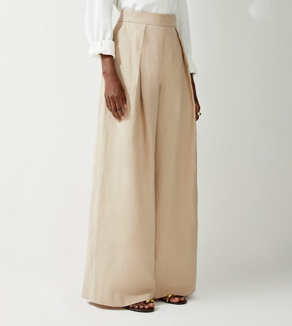 Karen Millen  workwear - NEUTRAL Regular Pants