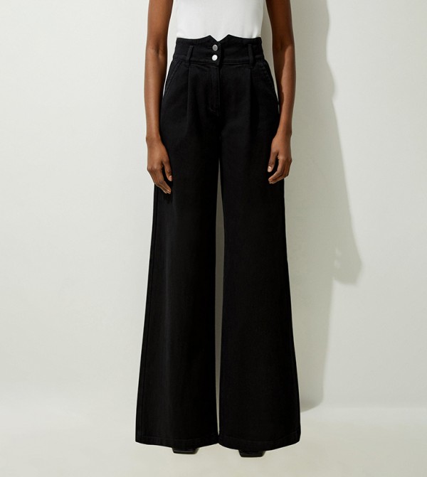 كارن ميلين كارن ميلين - أسود Wide Leg Jeans