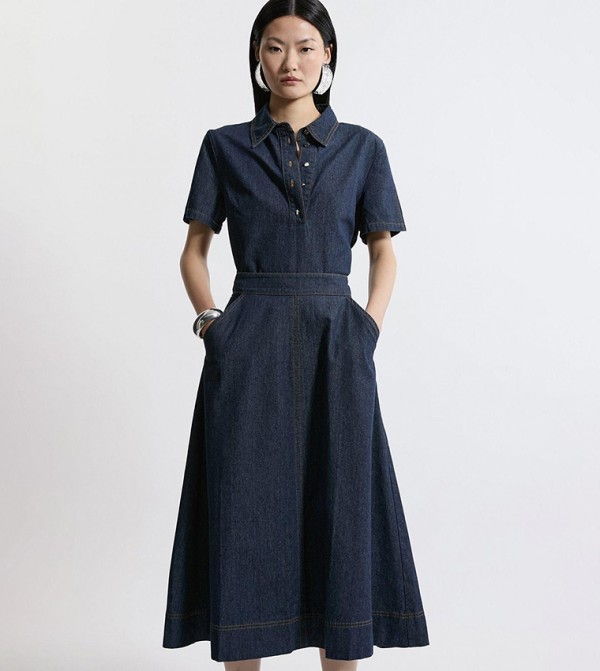 كارن ميلين  ملابس - نيلي  Midi Skirts
