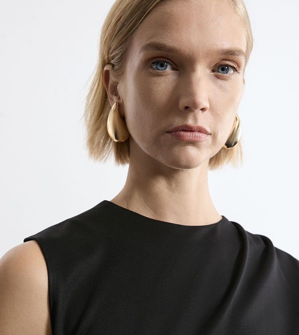 Karen Millen  Sleeveless Tops - Black Sleeveless Tops