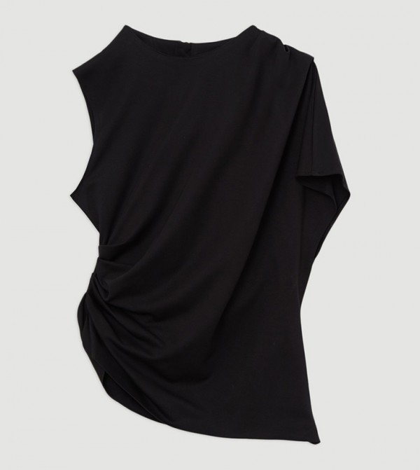 Karen Millen  Sleeveless Tops - Black Sleeveless Tops